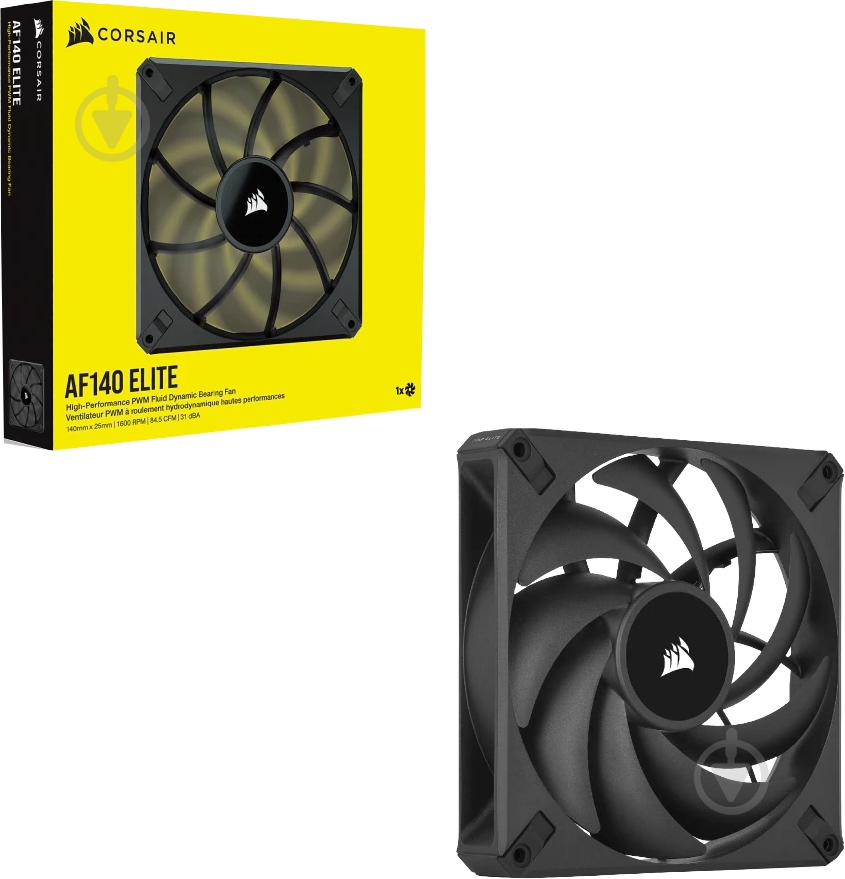 Вентилятор Corsair AF140 Elite Black (CO-9050141-WW) - фото 5 Вентилятор Corsair AF140 Elite Black (CO-9050141-WW) - фото 5