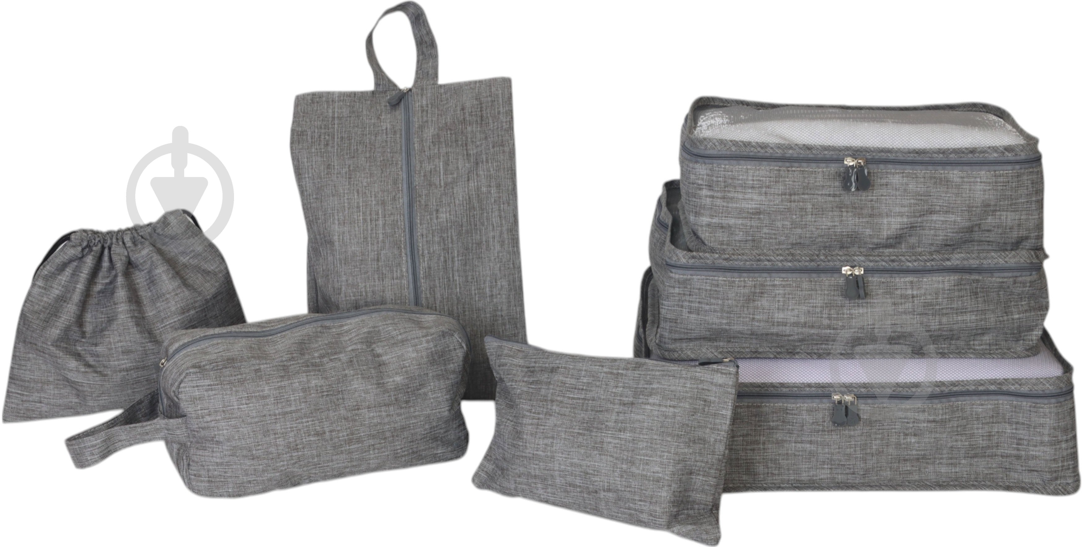 Набор органайзеров текстильный Sensio Travel 7 шт. мм - фото 1 Набор органайзеров текстильный Sensio Travel 7 шт. мм - фото 1