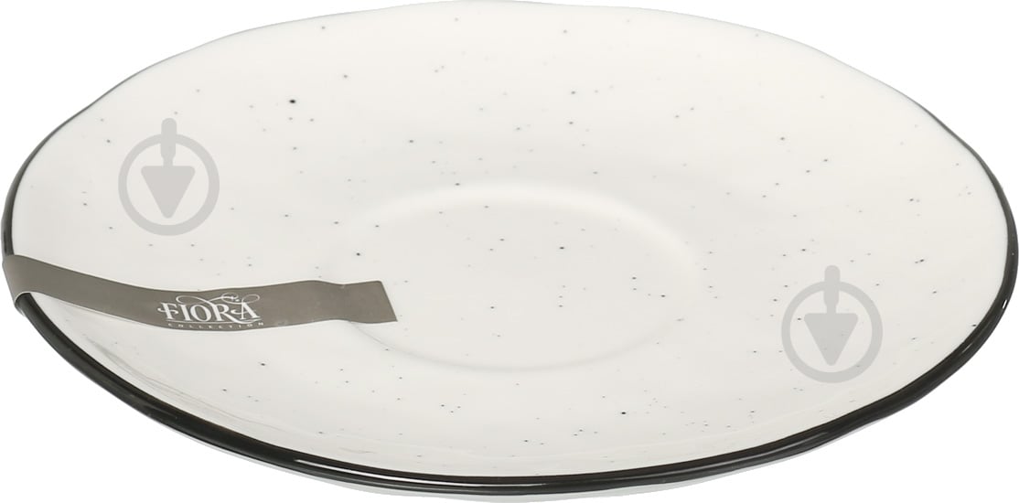 Чашка с блюдцем Fiora Natural white 250 мл - фото 3