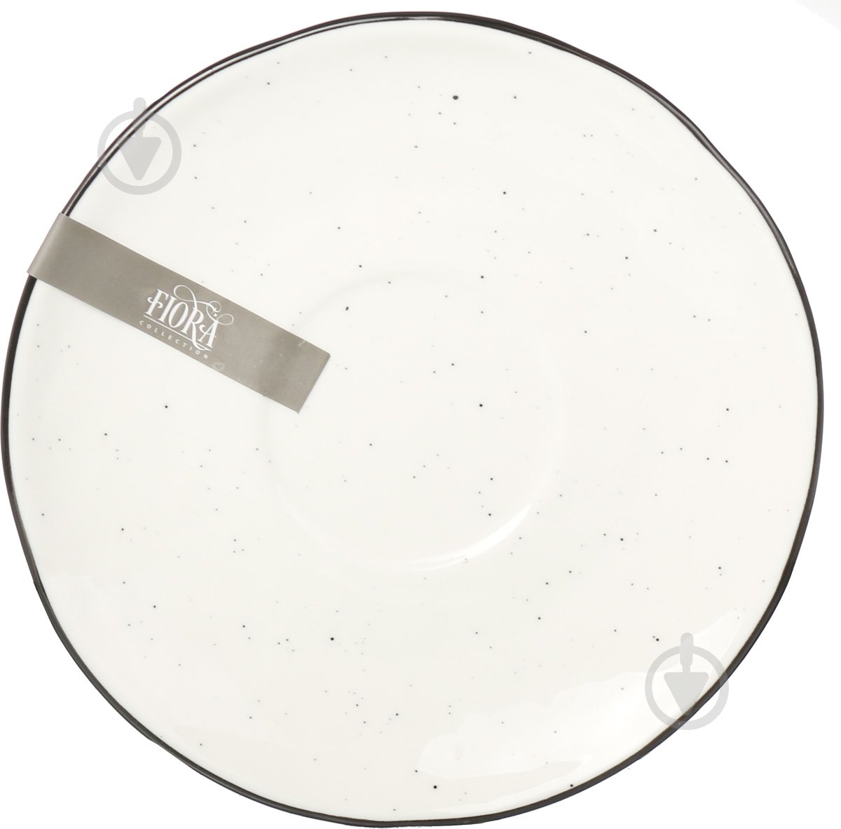 Чашка с блюдцем Fiora Natural white 250 мл - фото 4