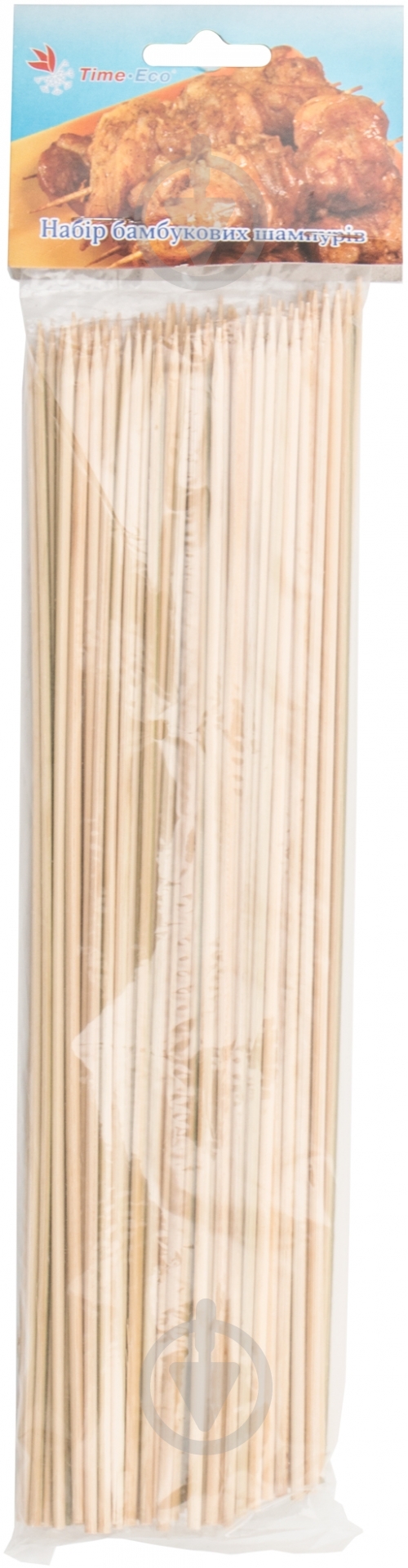 Набiр бамбукових шампурів Time Eco  100 шт 5054 - фото 4