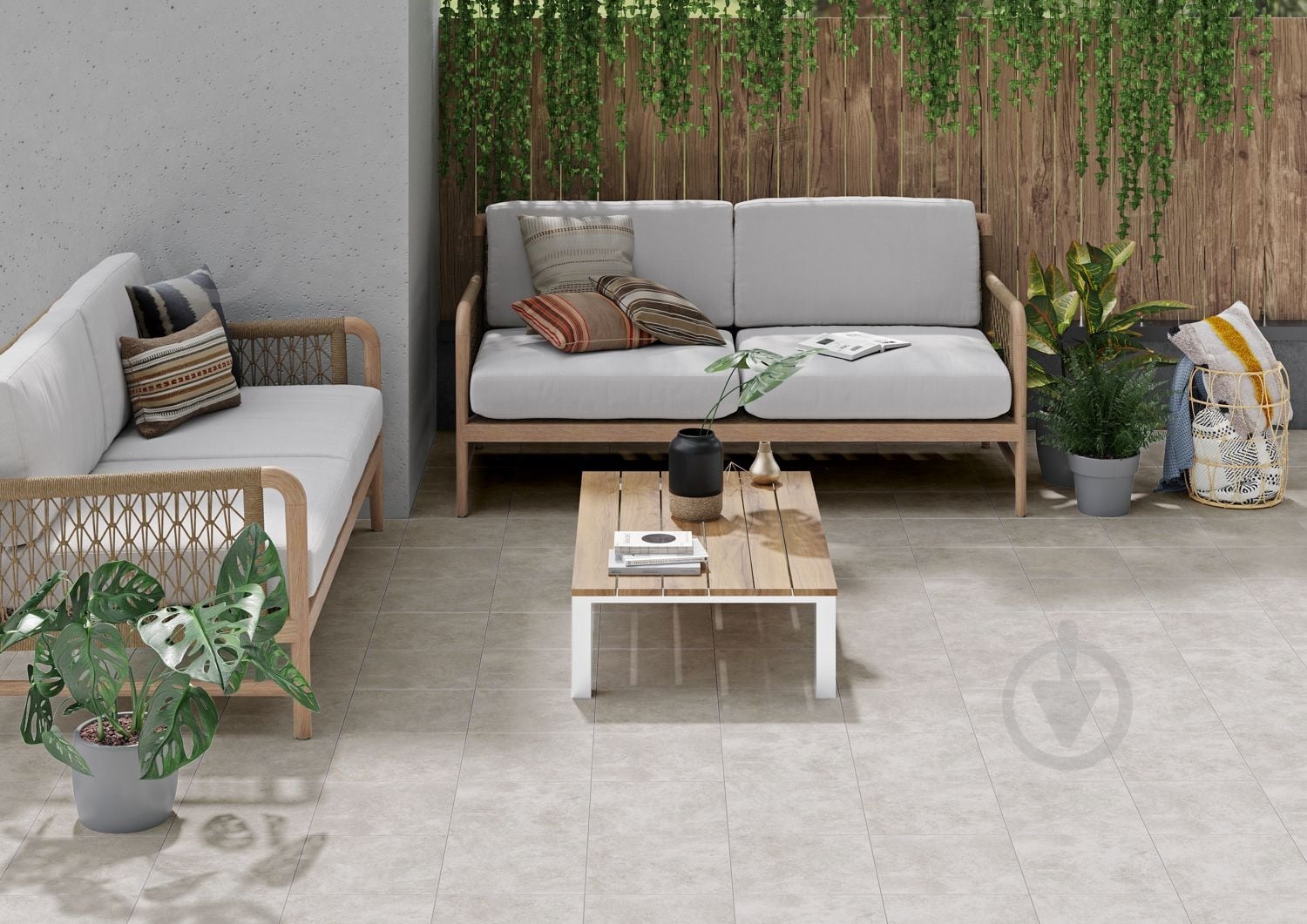 Плитка Cersanit Bruno light grey 29,8x29,8 см - фото 7