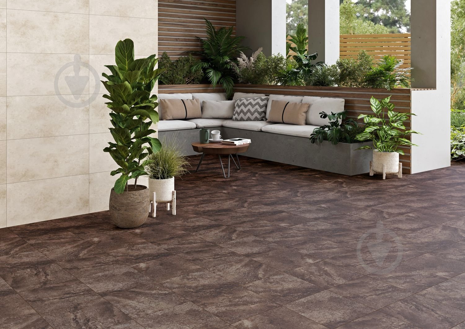 Плитка Cersanit Geneva brown 29,8x29,8 см - фото 7