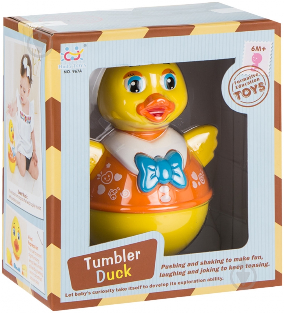 Неваляшка Huile Toys Уточка 967A - фото 3 Неваляшка Huile Toys Уточка 967A - фото 3