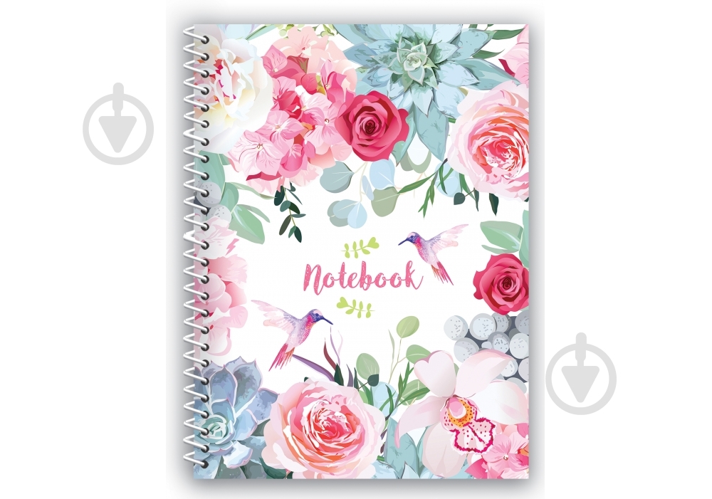 Блокнот Spring Mood: Pink Flowers А5 80 арк.E21952-04 Economix - фото 1 Блокнот Spring Mood: Pink Flowers А5 80 арк.E21952-04 Economix - фото 1