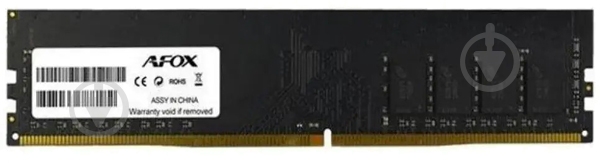 Оперативна пам'ять AFOX DDR4 SDRAM 16 GB (1x16GB) 2400 MHz (ADLD416EH1P) - фото 1