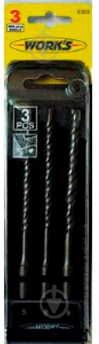 Набор буров Work's SDS-plus SDS-plus 5x 3 шт. S303 - фото 1 Набор буров Work's SDS-plus SDS-plus 5x 3 шт. S303 - фото 1