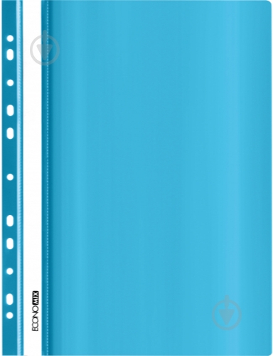 Скоросшиватель глянец с перфорацией бирюза А4 E31510-21 Economix - фото 1