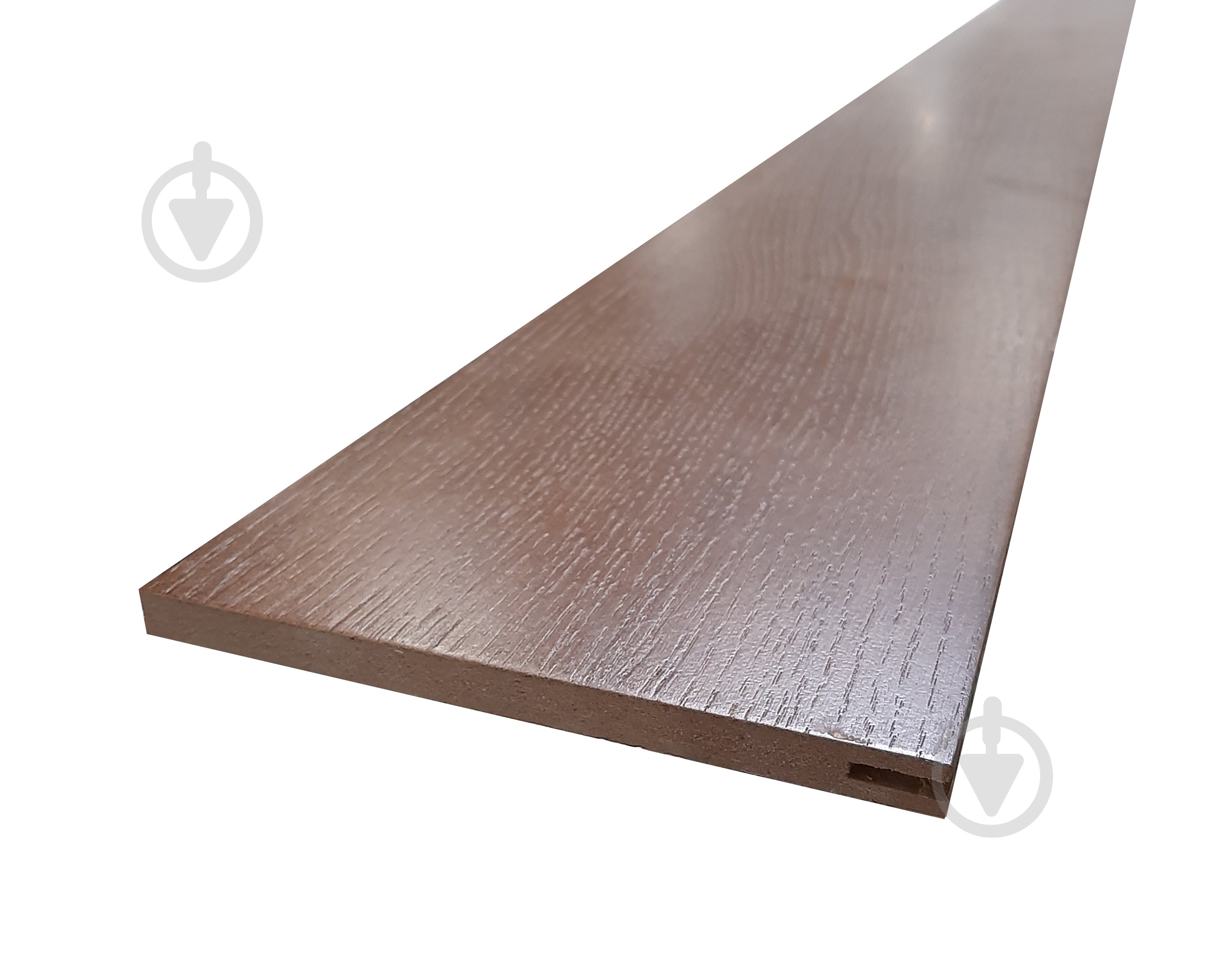 Доборная планка Термінус шпонированная телескоп 100х10х2050 мм дуб темный - фото 1