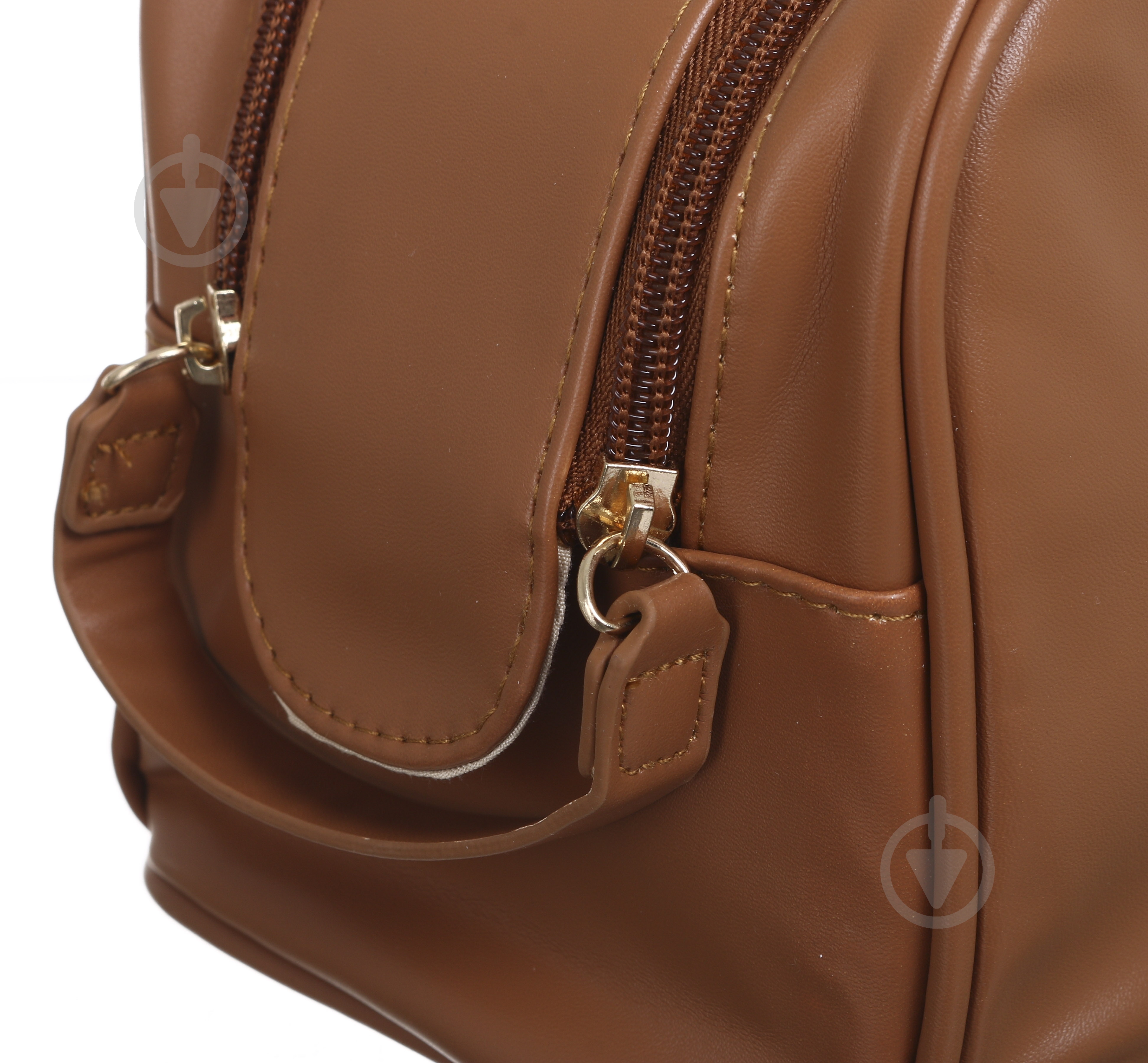 Косметичка несессер 25x15x15 см коричневая - фото 5