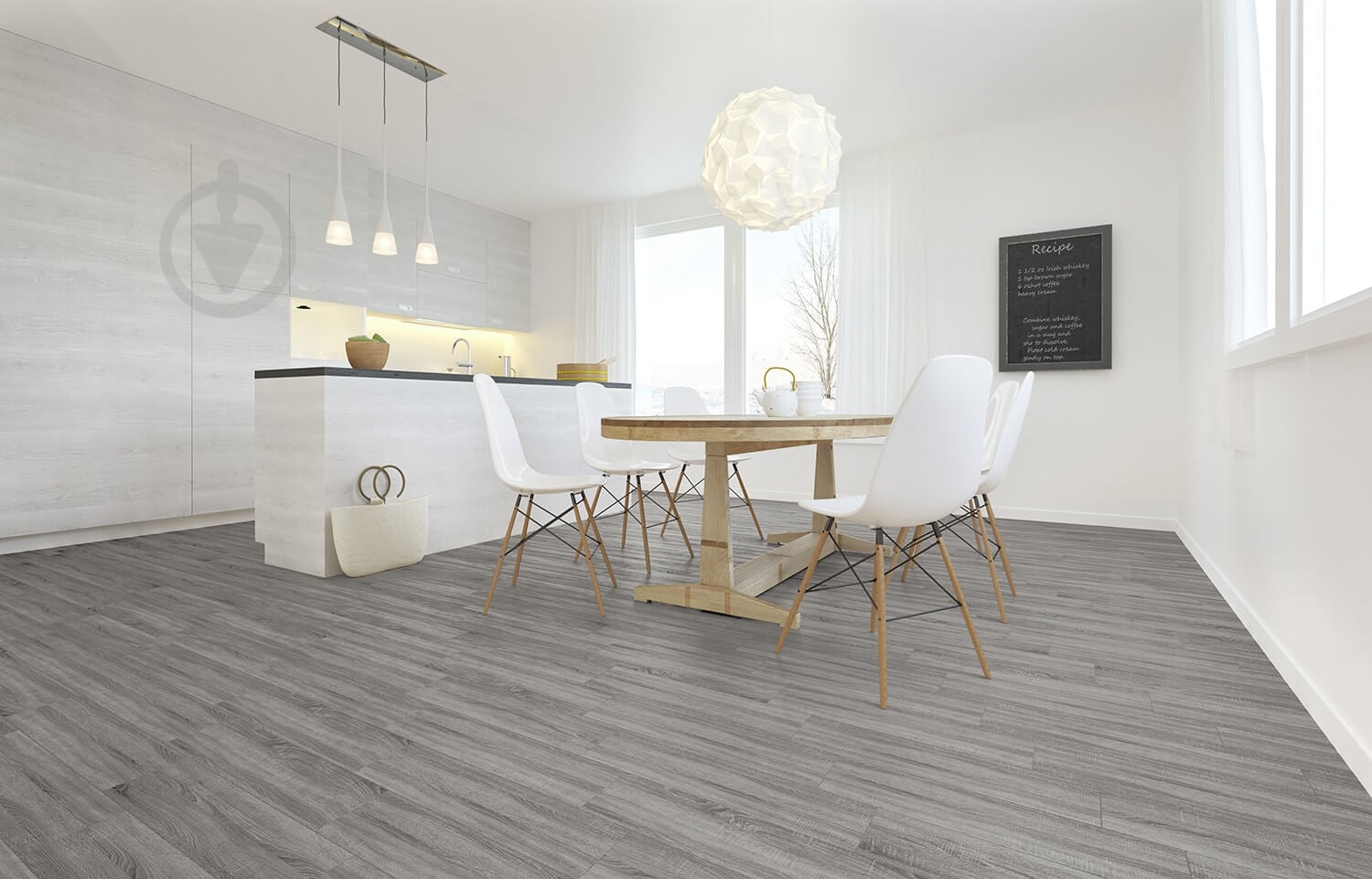 Плитка Golden Tile Laminat grey 542920 15х60 см - фото 2