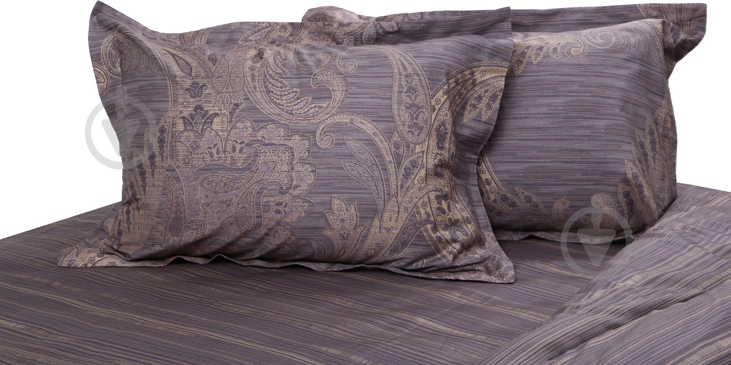 Комплект постельного белья Luxury семейный темно-коричневый La Nuit - фото 3 Комплект постельного белья Luxury семейный темно-коричневый La Nuit - фото 3