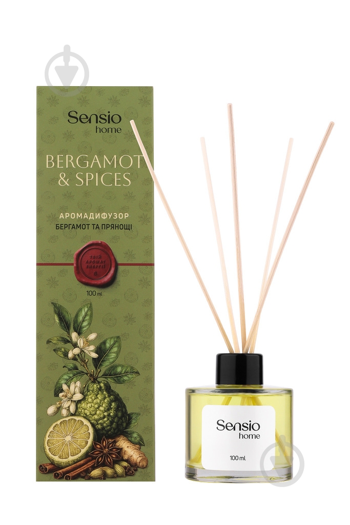 Аромадиффузор Aroma Bloom Bergamot & Spices 100 мл - фото 1