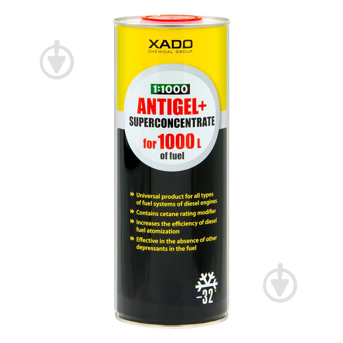 ᐉ Присадка до дизпалива XADO АНТИГЕЛЬ+ ХАДО (ж/б 1 л) XA 40102