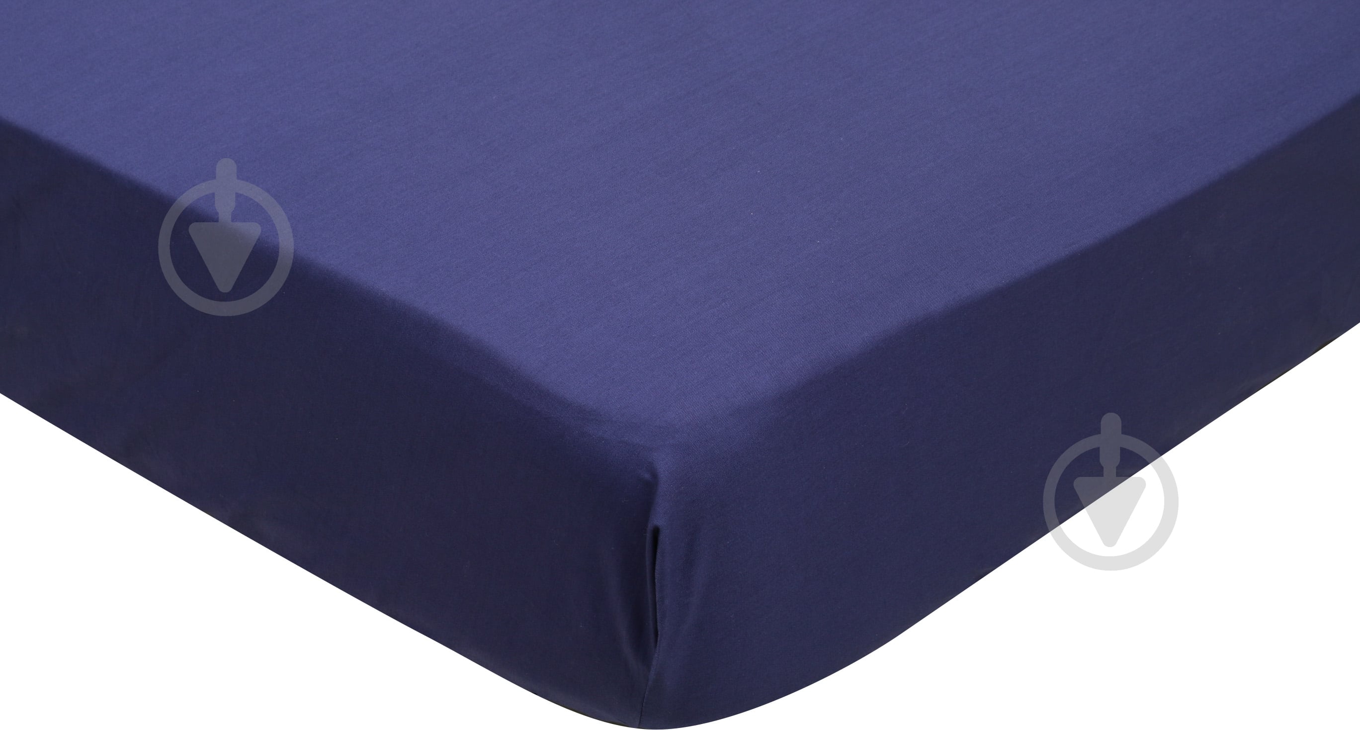 Простирадло на резинці Solid 200x200+30 см 200x200 см синій - фото 1
