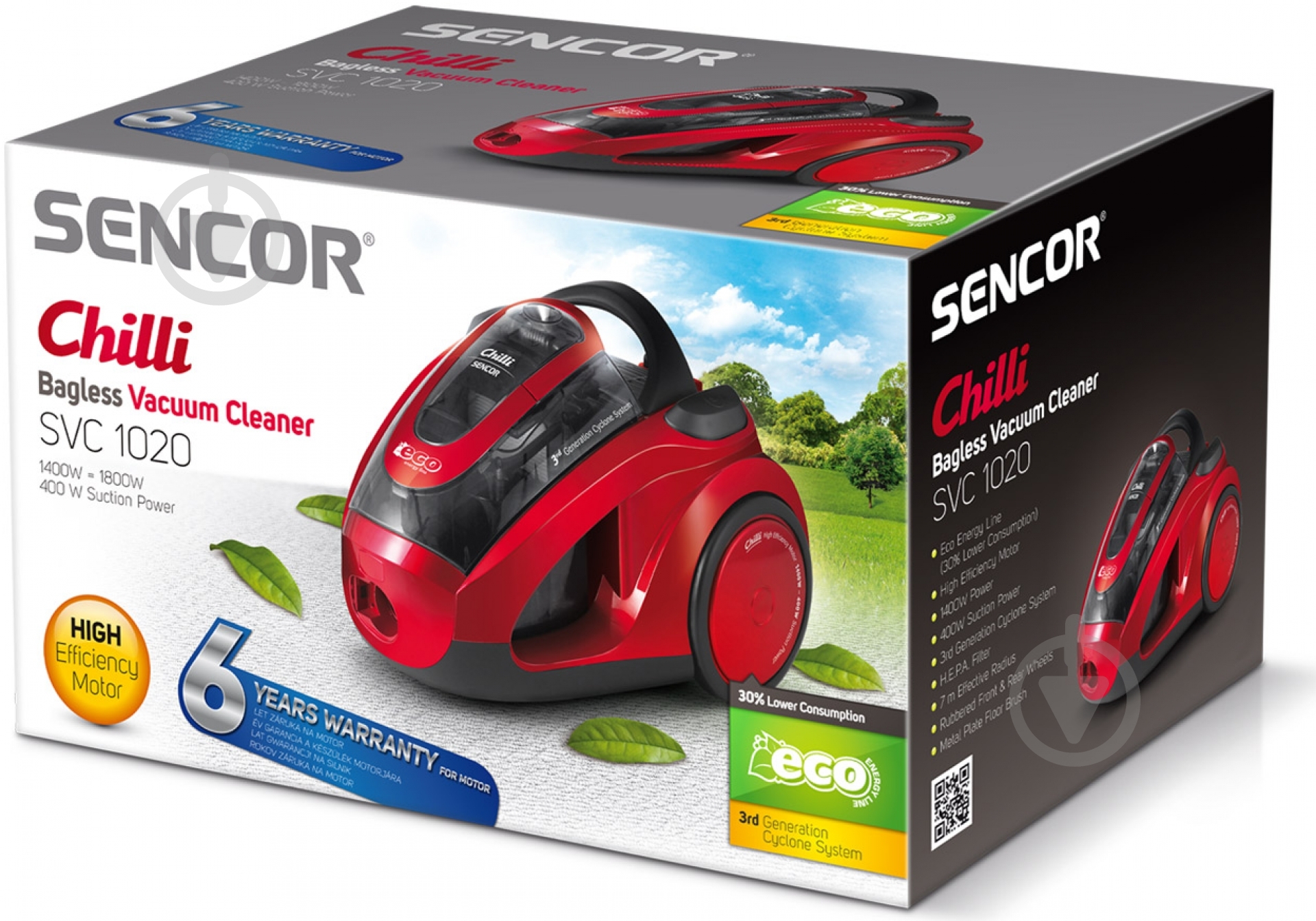 Пылесос Sencor SVC1020 - фото 3 Пылесос Sencor SVC1020 - фото 3