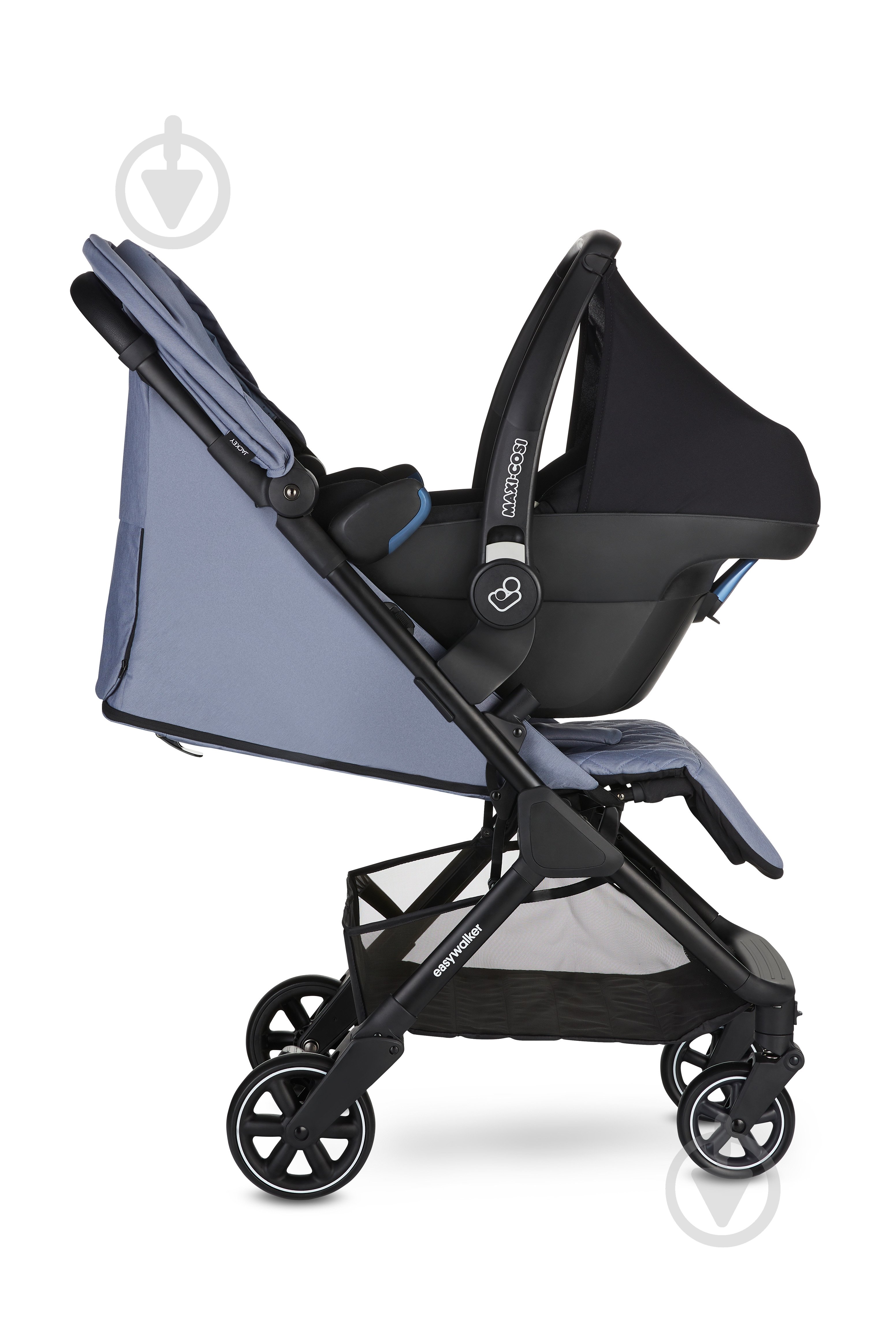 Коляска Easywalker Jackey Steel Grey (EJA10005 FULL) - фото 6 Коляска Easywalker Jackey Steel Grey (EJA10005 FULL) - фото 6
