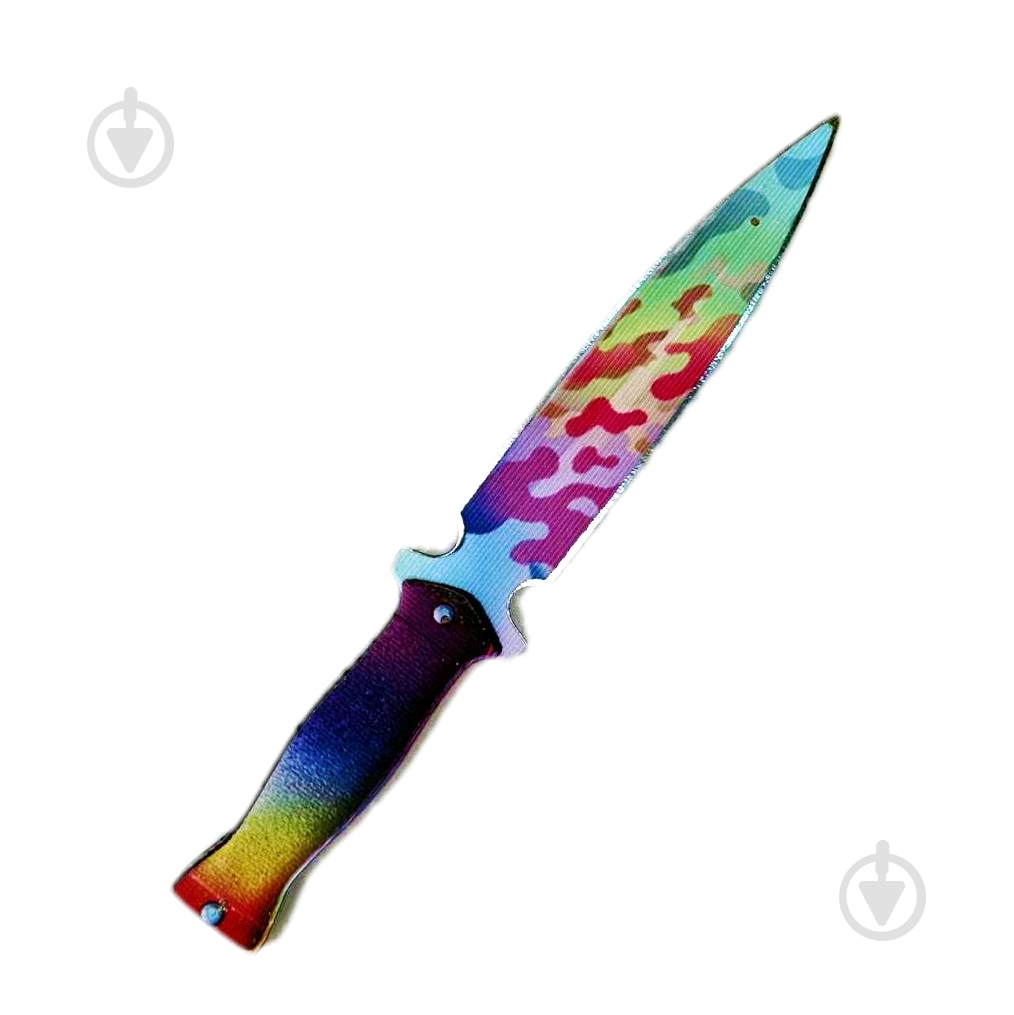 Оружие игрушечное Сувенір Декор Модель ножа СТИНГ "Mimic" с окраской Mimic Материал: Древесина Длина 27 см - фото 1