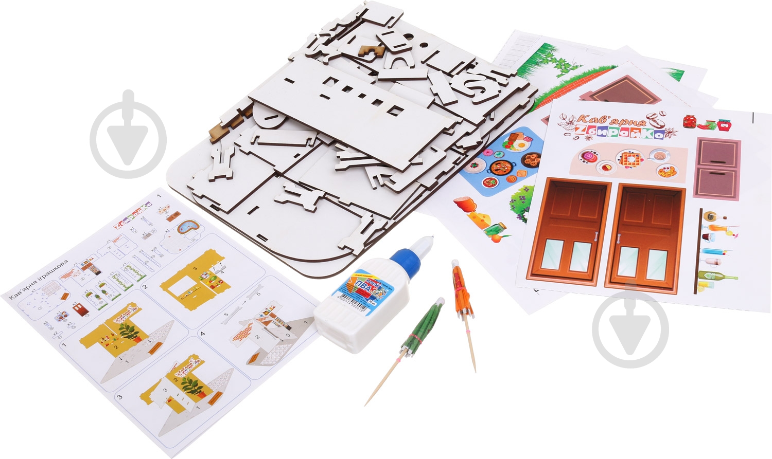 Набор Збирайко Кофейня игрушечная - фото 2 Набор Збирайко Кофейня игрушечная - фото 2