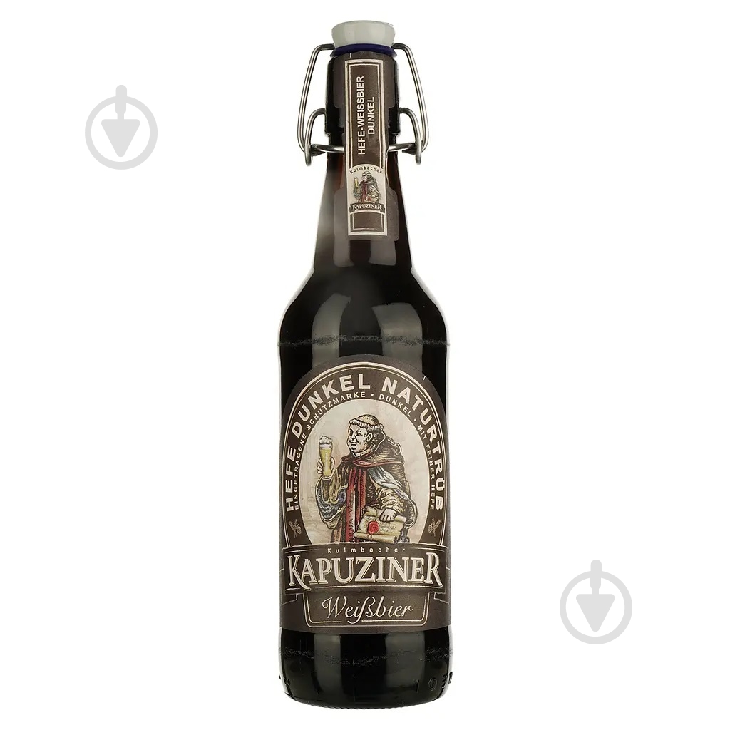 Пиво Kapuziner Weissbier Dunkel 0,5 л - фото 1