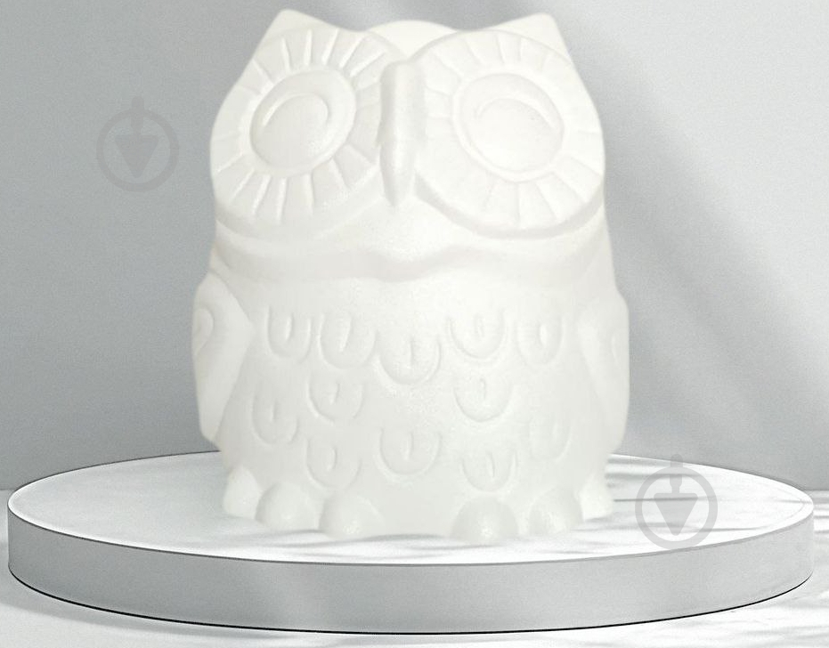 Кашпо керамическое Kerama tato Сова 14 см белая - фото 2