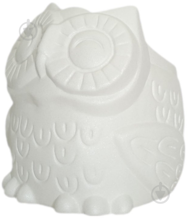 Кашпо керамическое Kerama tato Сова 14 см белая - фото 1