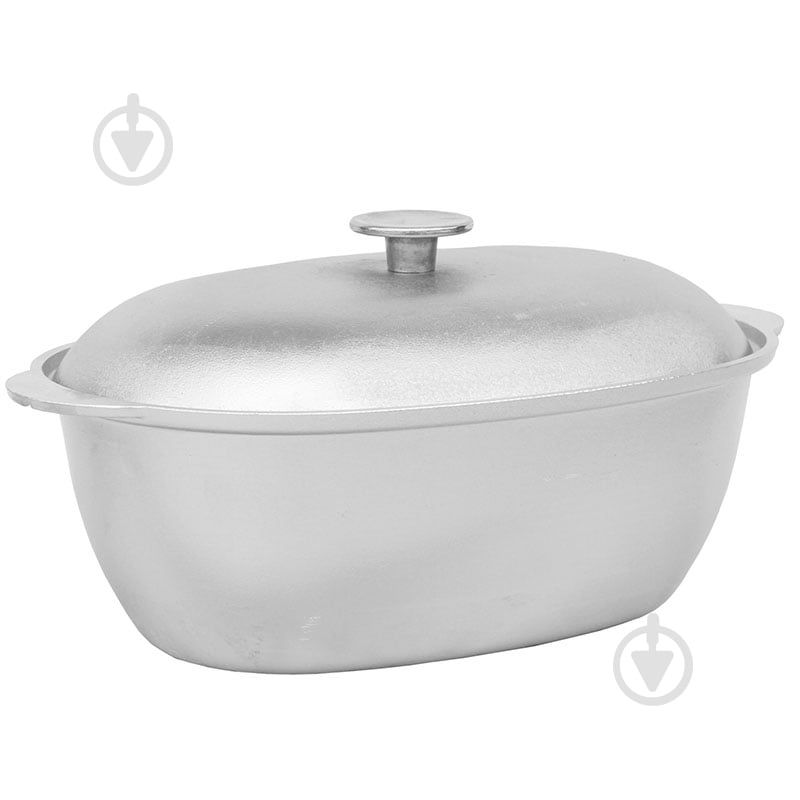 Гусятница Biol алюминиевая с крышкой 4 л G0400 - фото 1