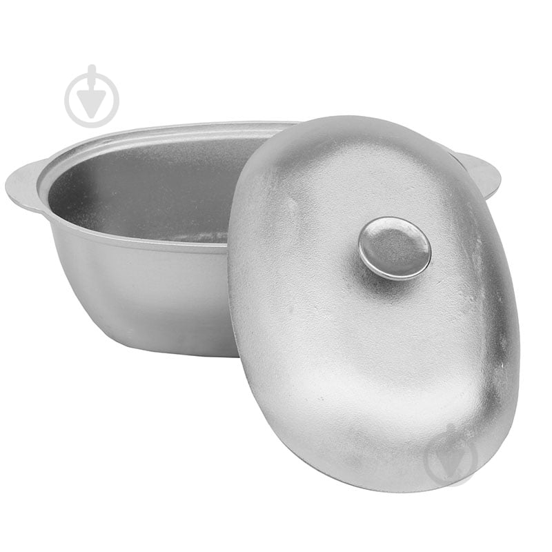 Гусятница Biol алюминиевая с крышкой 4 л G0400 - фото 2