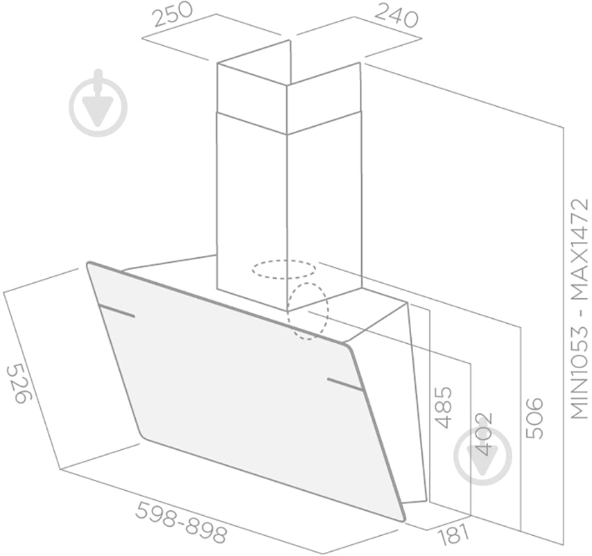 Вытяжка Elica Lessenza BL/A/90 - фото 4