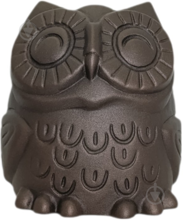 Кашпо керамическое Kerama tato Сова 14 см медь - фото 3