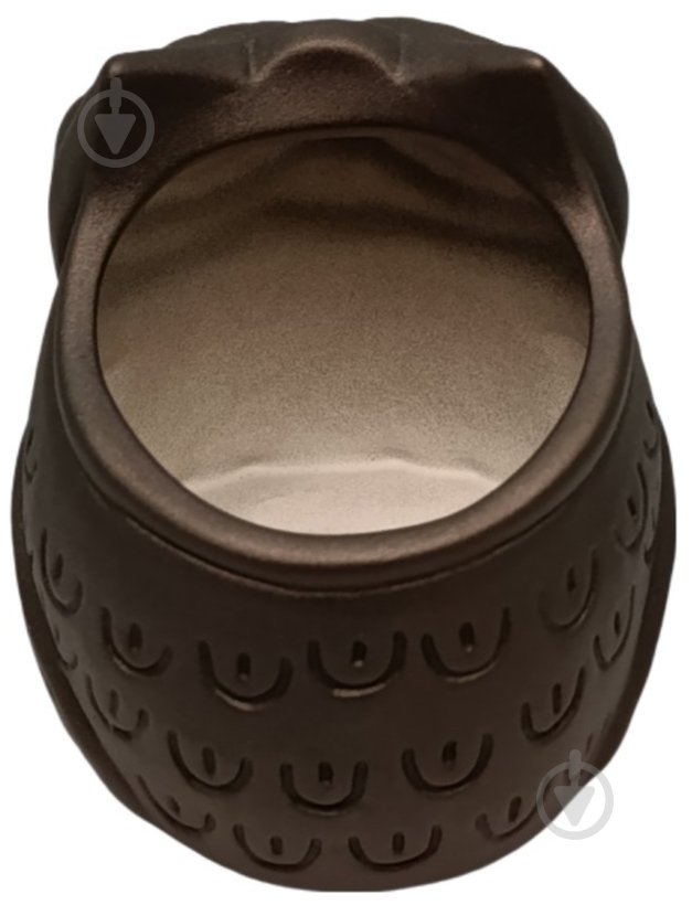 Кашпо керамическое Kerama tato Сова 14 см медь - фото 5