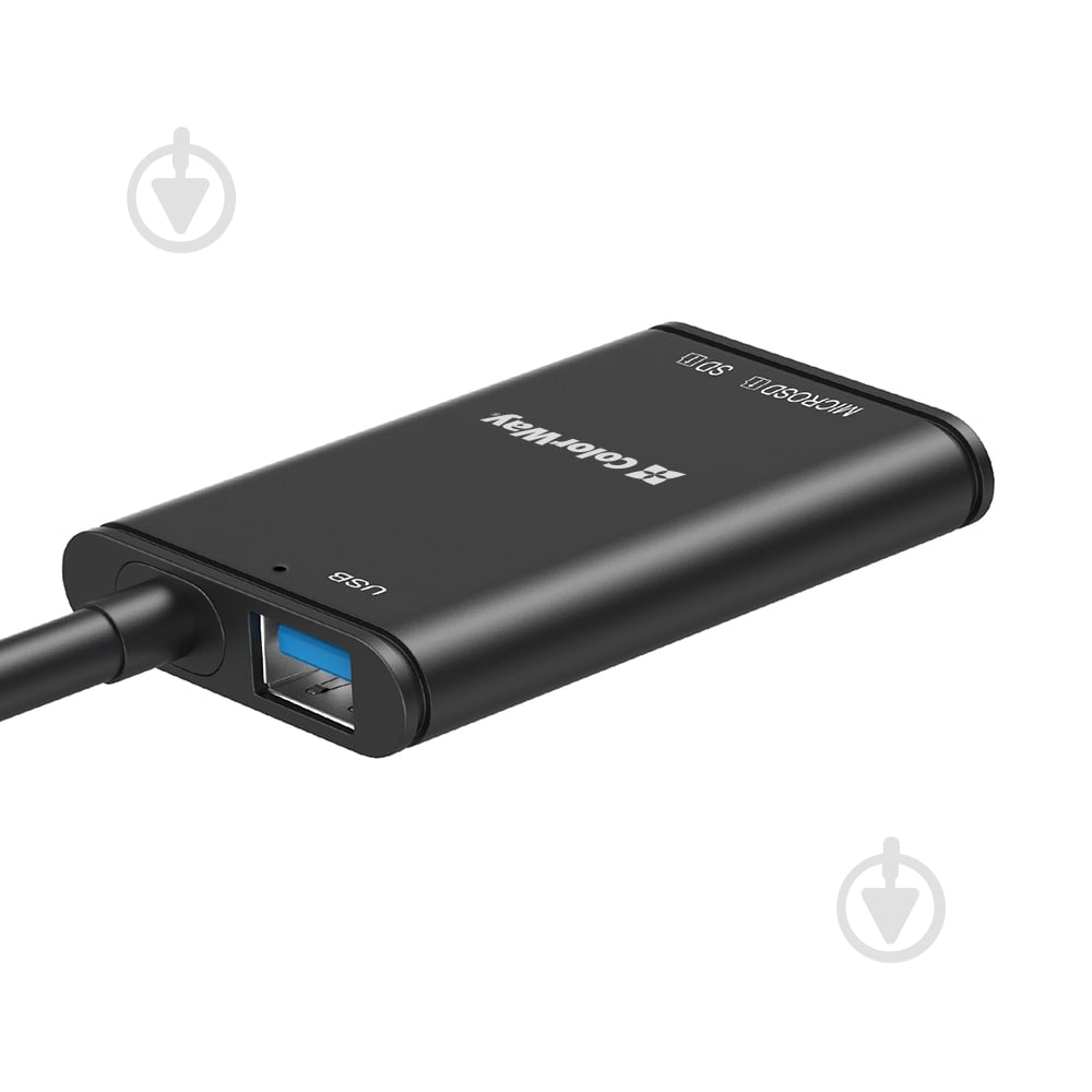 Кардридер ColorWay USB-C to USB 3.0/SD/MicroSD (CW-CR-02) - фото 3 Кардридер ColorWay USB-C to USB 3.0/SD/MicroSD (CW-CR-02) - фото 3