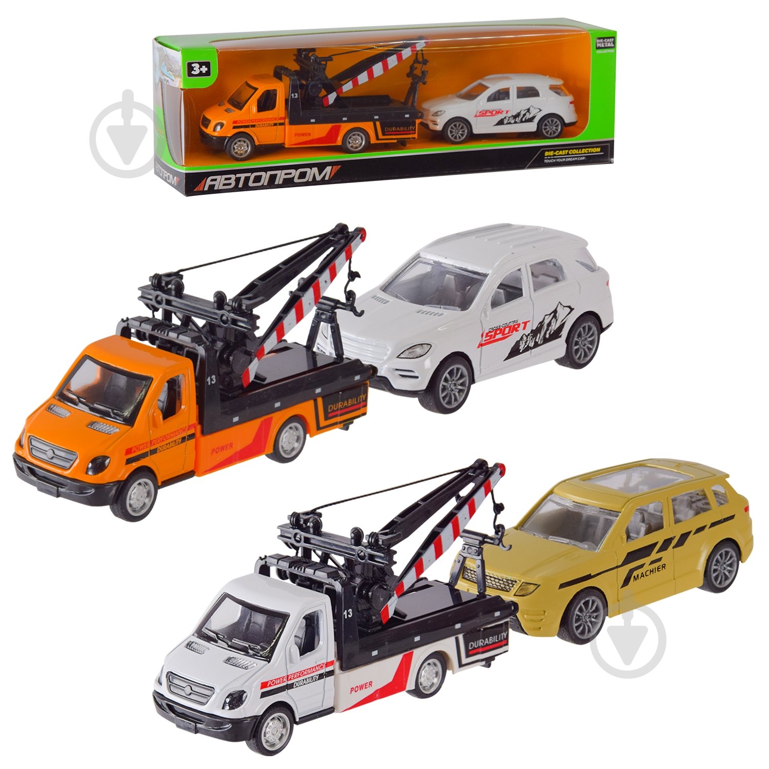 Эвакуатор Автопром с машинкой AP7461 - фото 1 Эвакуатор Автопром с машинкой AP7461 - фото 1