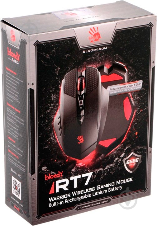 Мышь A4Tech RT7 Black - фото 5