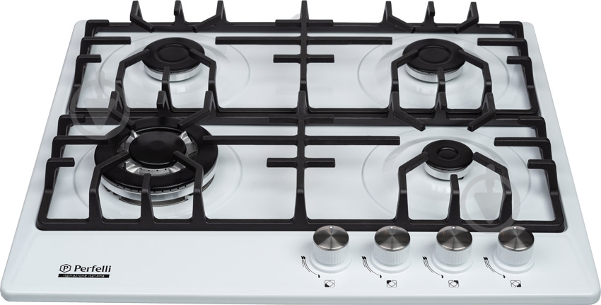 Варочная поверхность газовая Perfelli HGM 61220 WH - фото 2