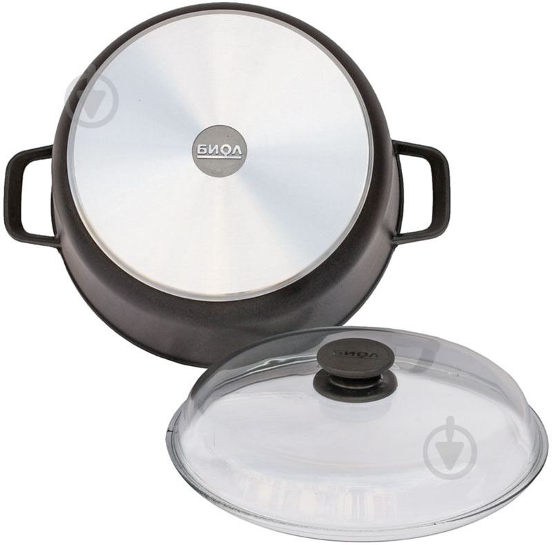 Кастрюля с крышкой Biol 5 л К501ПС - фото 3