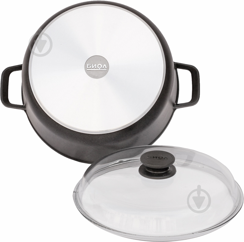 Кастрюля с крышкой Biol 7 л К701ПС - фото 2