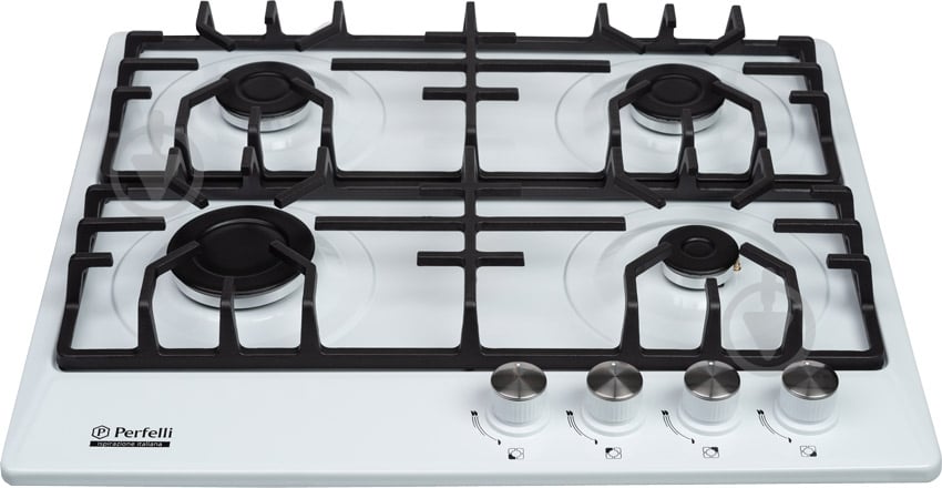 Варочная поверхность газовая Perfelli HGM 61420 WH - фото 2