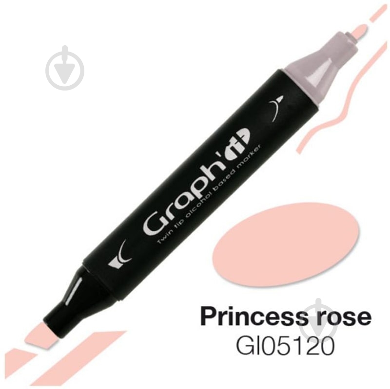 Маркер Graph'it GI05120 нежно-розовый - фото 1 Маркер Graph'it GI05120 нежно-розовый - фото 1