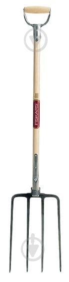 Вилы Fiskars Classic Pro Grey 1,25 м (1018586) - фото 1