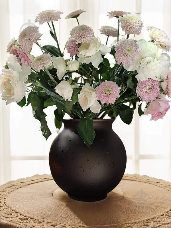 Ваза керамическая Kerama tato Сфера 16,5 см медь - фото 10