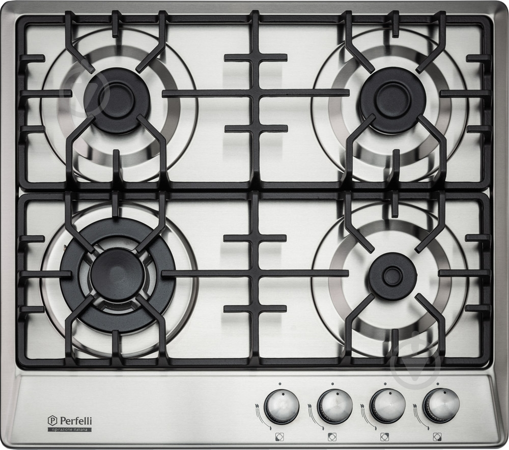 Варочная поверхность газовая Perfelli HGM 61620 I - фото 1 Варочная поверхность газовая Perfelli HGM 61620 I - фото 1