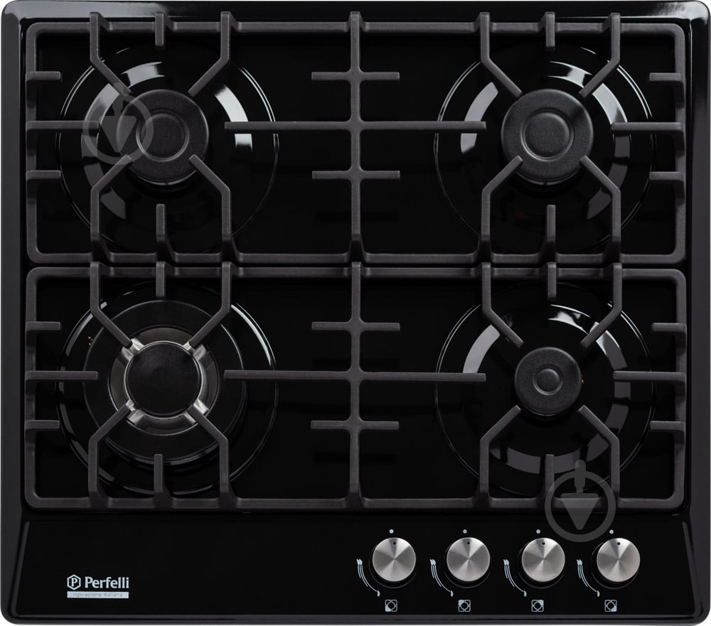 Варочная поверхность газовая Perfelli HGM 61620 BL - фото 1 Варочная поверхность газовая Perfelli HGM 61620 BL - фото 1