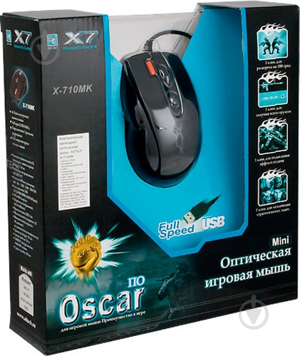 Мышь A4Tech X-710MK USB Black - фото 3 Мышь A4Tech X-710MK USB Black - фото 3