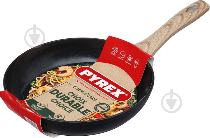 Сковорода Pyrex Cook&Care 24 см (CR24BF6/8046) - фото 4 Сковорода Pyrex Cook&Care 24 см (CR24BF6/8046) - фото 4