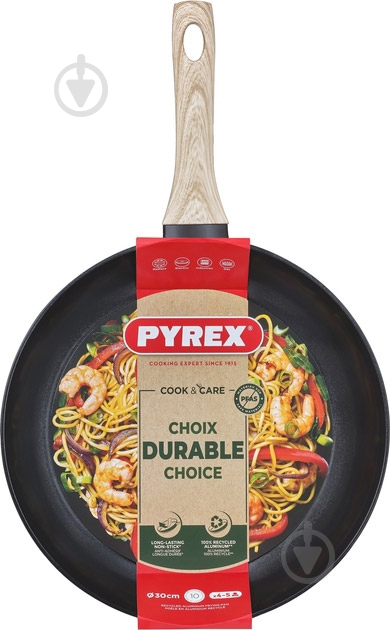 Сковорода Pyrex Cook&Care 30 см (CR30BF6/8046) - фото 5 Сковорода Pyrex Cook&Care 30 см (CR30BF6/8046) - фото 5