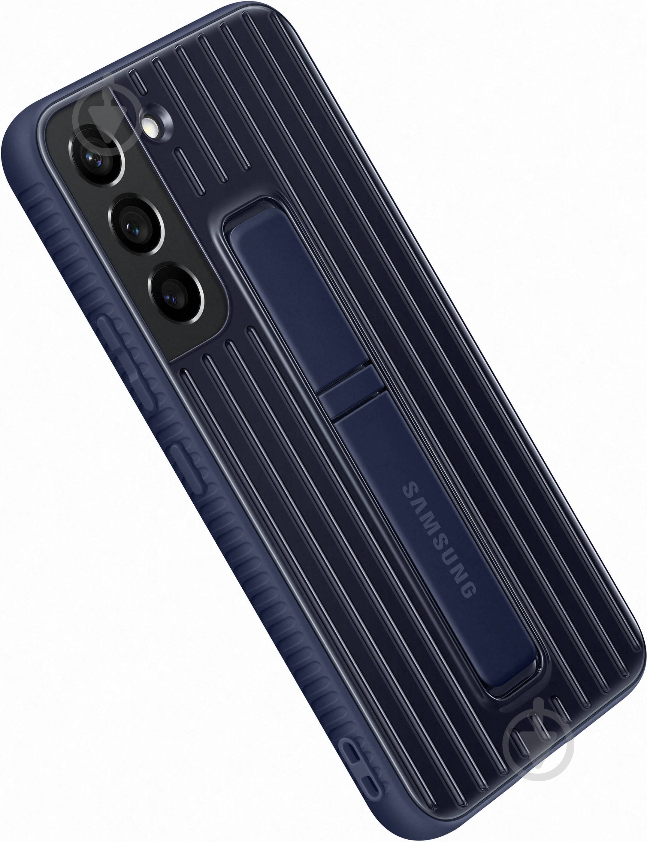 Чехол-накладка Samsung Protective Standing Cover для Galaxy S22 Navy (EF-RS901CNEGRU) - фото 11