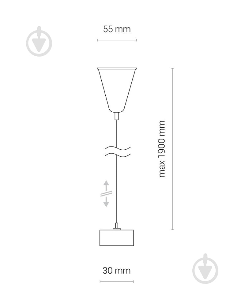 Подвес тросовый Nowodvorski черный 8697 - фото 2