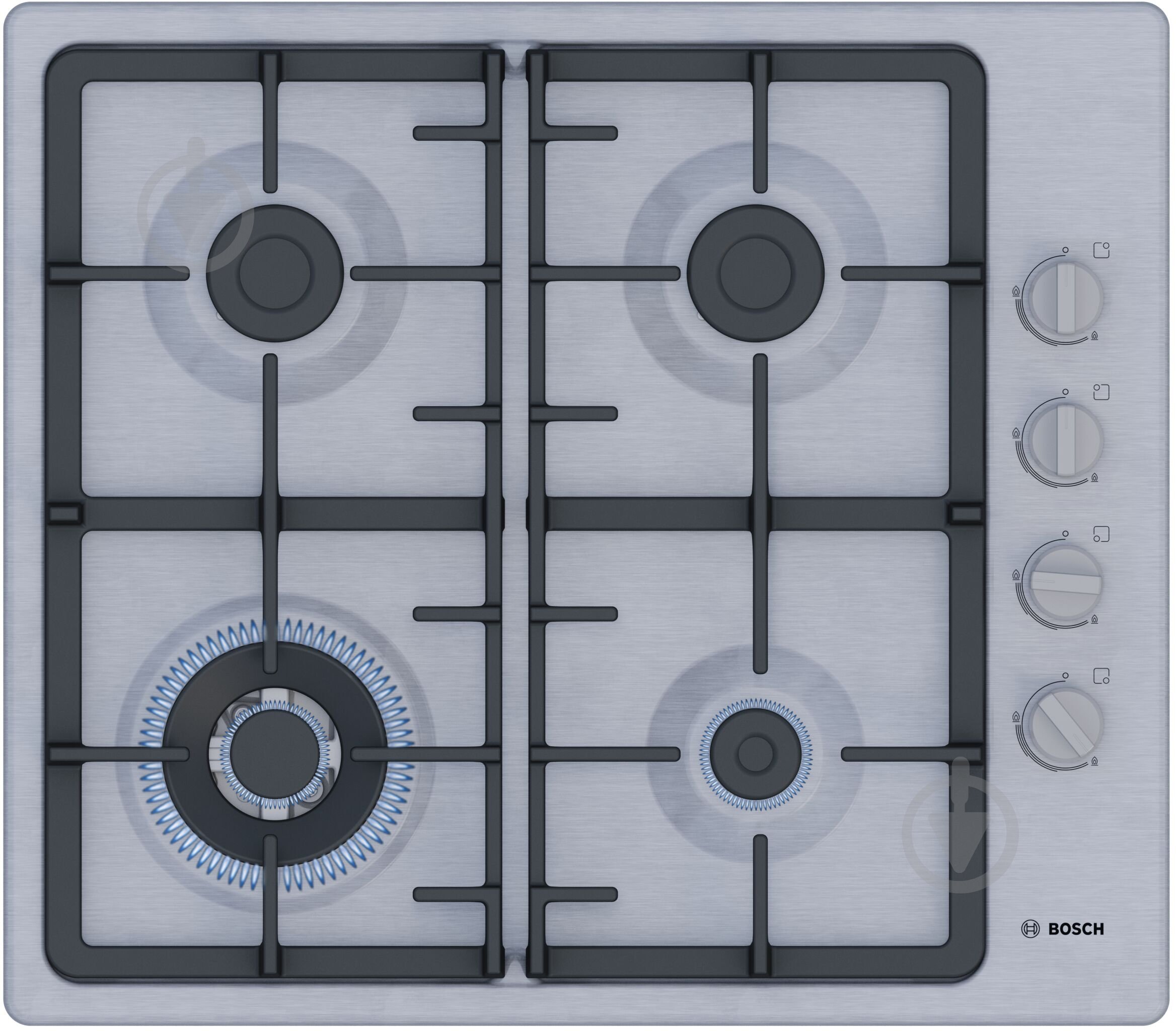 Варочная поверхность газовая Bosch PBH6C5K90R - фото 1 Варочная поверхность газовая Bosch PBH6C5K90R - фото 1
