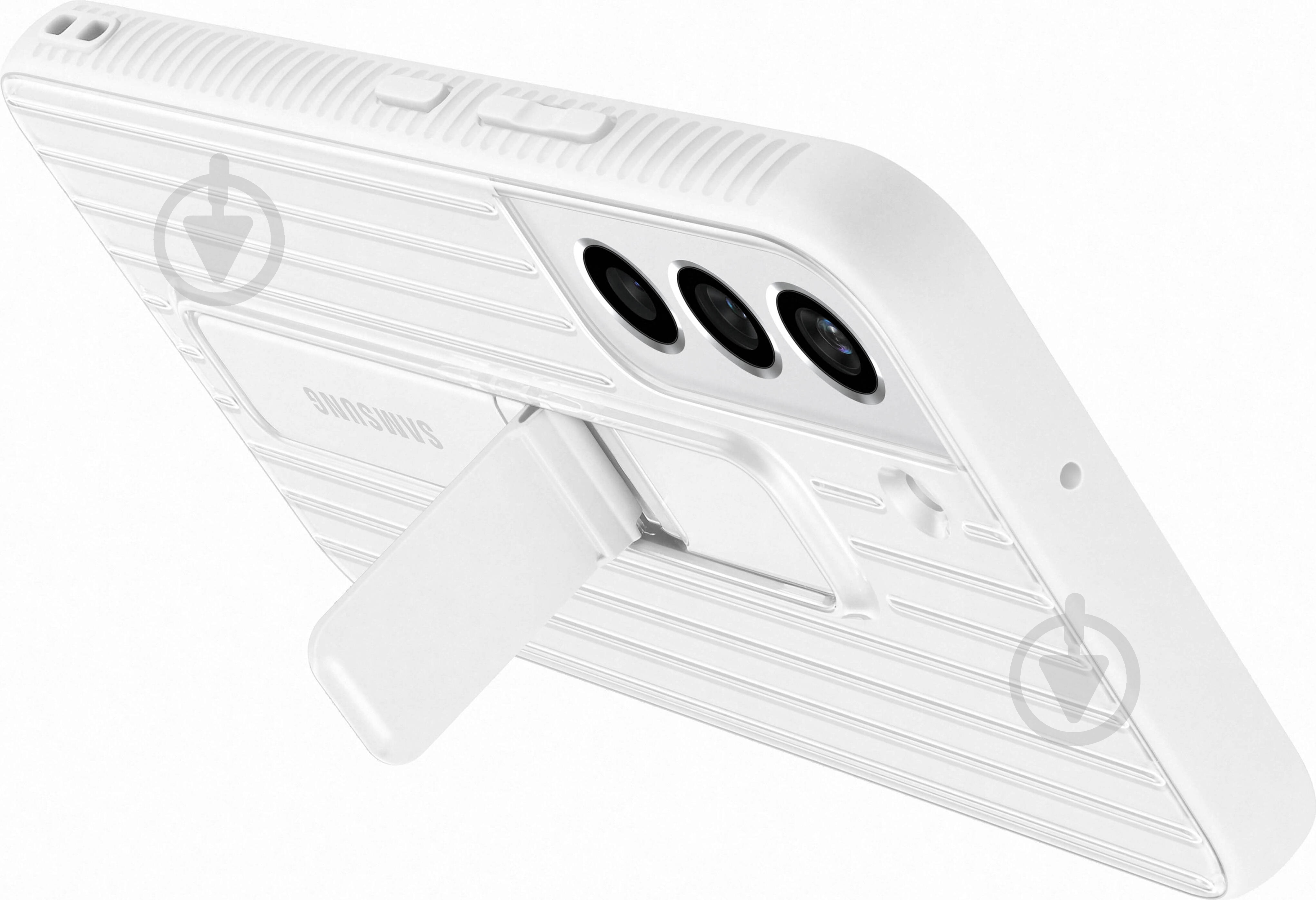 Чехол-накладка Samsung Protective Standing Cover для Galaxy S22 White (EF-RS901CWEGRU) - фото 7